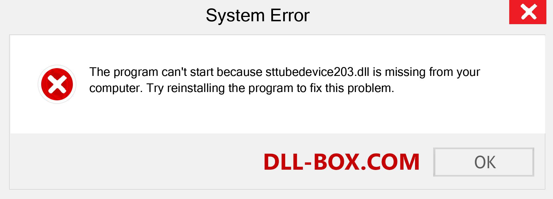  sttubedevice203.dll file is missing?. Download for Windows 7, 8, 10 - Fix  sttubedevice203 dll Missing Error on Windows, photos, images